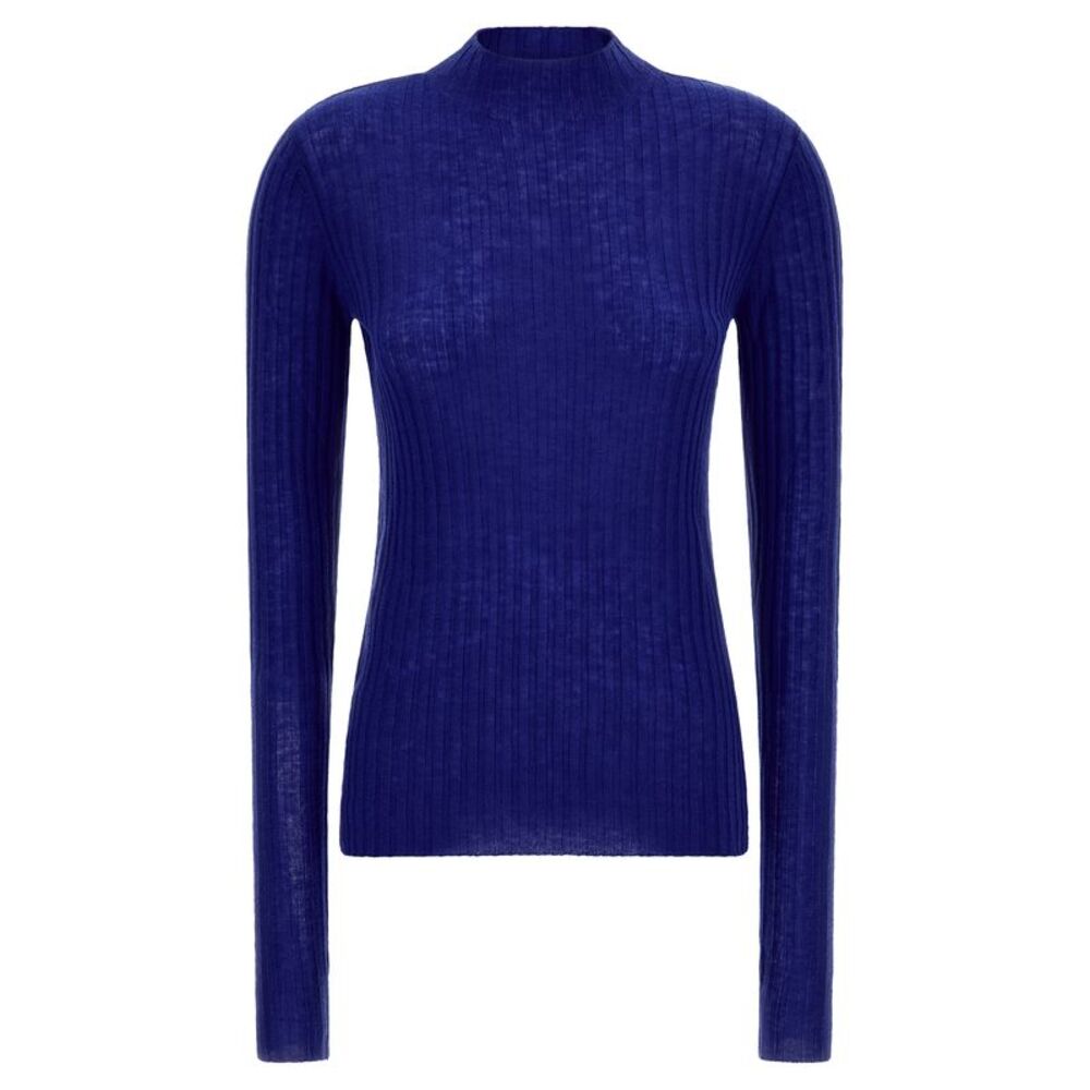 PINKO Blue Wool Women's Cardigan
